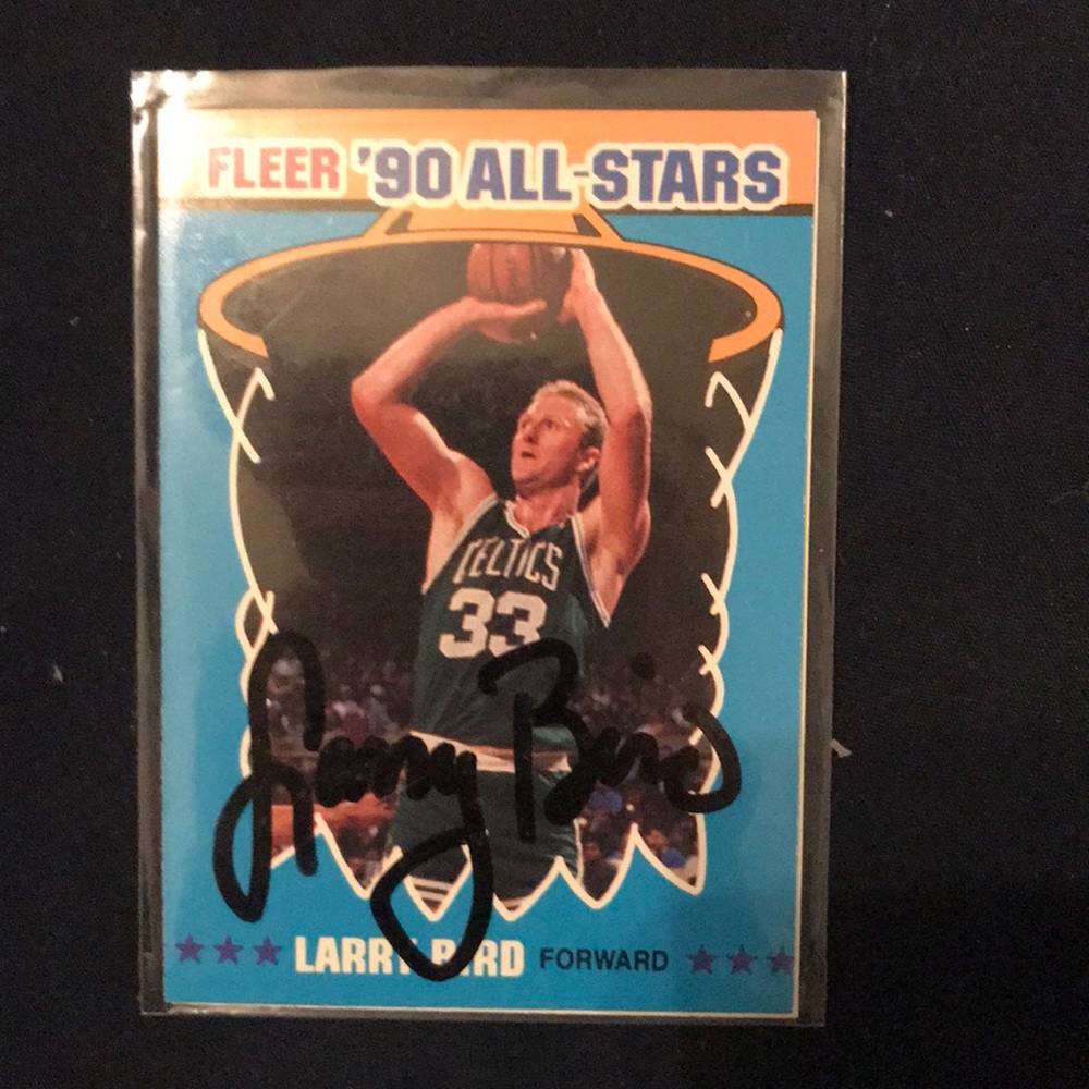Signed Larry bird cards - Picture 2 of 3